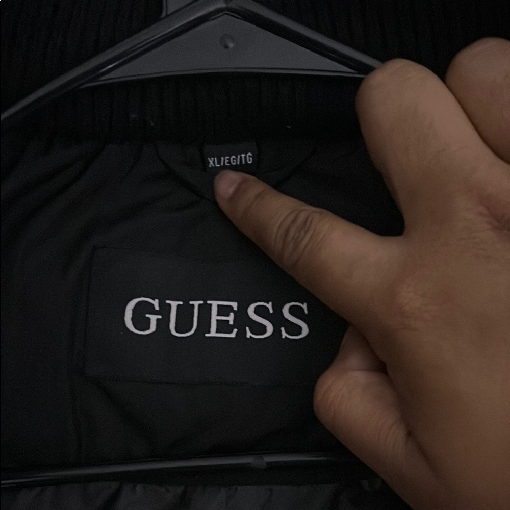 Guess Black Puffer Jacket